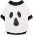 DroolingDog Dog Halloween Shirt, Ghost Costume Pet T-shirt for Small Dogs, XS, White