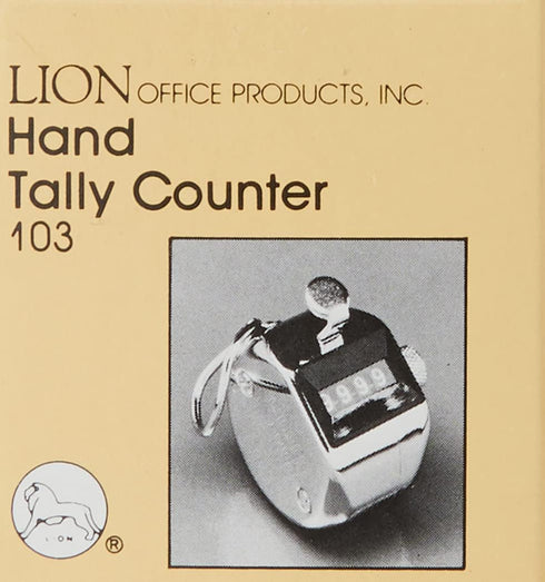 Lion Pro-Line Heavy Duty Hand-Held Tally Counter, 1 Counter (103)