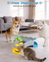 3-in-1 3 Dog Puzzle Toy, Interactive Dog Puzzle Toys Press-Type Dog Treat Dispenser Toy Dog Enrichment Toy No-Slip Slow