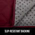 Gorilla Grip 100% Waterproof Dog Blanket, Pet Friendly Throw for Small Pets, Tear and Slip Resistant, 40x50 Burgundy