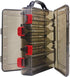 OriGlam Fishing Lure Tackle Box, Double Sided 10 Compartments Waterproof Organizer Case for Fishing