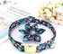 Beirui Cute Girl Dog Collars for Small Medium Large Dogs, Floral Patterns for Wedding Holiday, Neck 12-18", Green-3