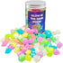 Glow in The Dark Stones 100pcs Luminous Rocks for Fish Tank, Vase Fillers, and Decorations Powered by Light