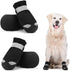 Waterproof Dog Shoes for Large Medium Dogs - Winter Snow Booties with Adjustable Straps, Rugged Anti-Slip Sole