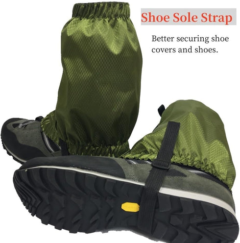 Lightweight Adjustable Waterproof Gaiters for Men Women, All Seasons Hiking, Skiing, Mountain Climbing