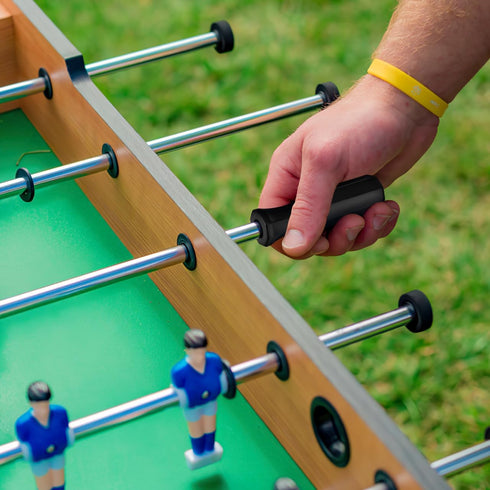 4pcs YARNOW Octagonal Plastic Foosball Grip Handles Durable Non-Slip Table Soccer Accessories for Enhanced Gameplay