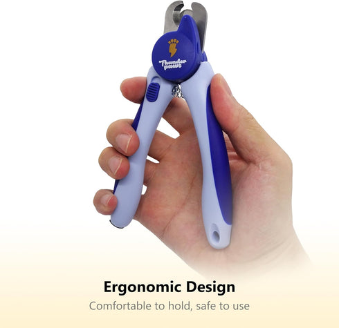 Trimmers LED Dog Nail Clippers with Light, with Protective Guard, Quick Sensor, Safety Lock and Nail File - Suitable