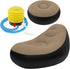 ZJMCAJY Inflatable Chair, Inflatable Folding Sofa with Ottoman Portable Inflatable Couch with Flocked