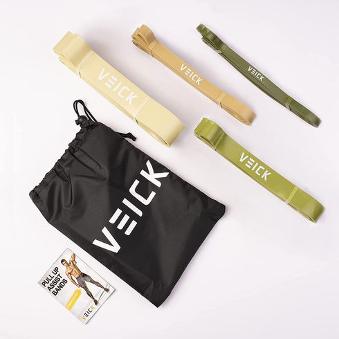 VEICK Resistance Bands Set for Working Out, Exercise Bands for Pull Up Assistance, Heavy Stretch Bands for Home Fitness