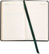 Golf Journal with Graphic Image On The Green, Score Log Book, Genuine Full Grain Leather (Green, Compact - 3" x 5")