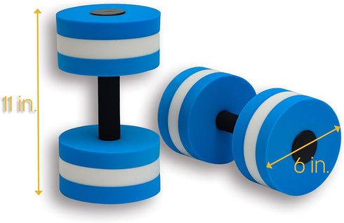 Trademark Innovations Lightweight Aquatic Exercise Dumbells