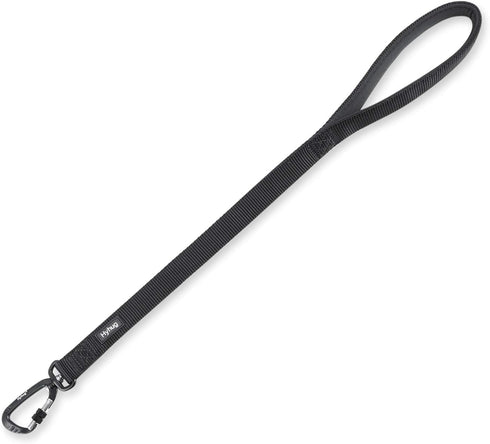 Hyhug Pets 24 Inches Nylon Durable Short Leash, Comfortable Handle, Lightweight Aluminium Clip for Large Medium Dogs