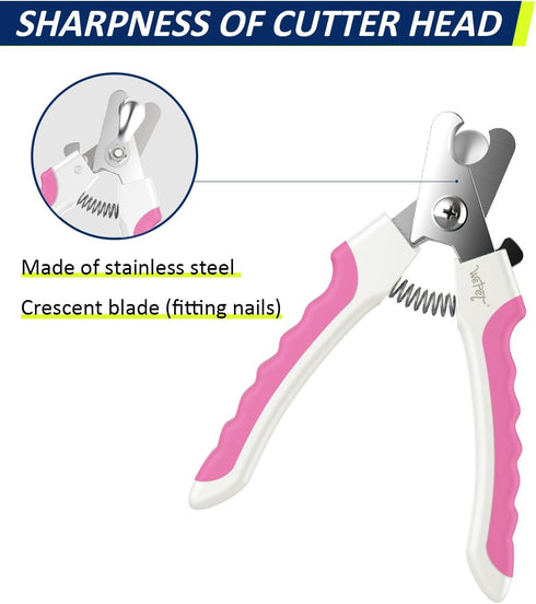 U10.1, Trimmer WePet Dog Nail Clippers Dog Nail Large Breed with Quick Sensor, Razor Sharp Blade Professional Pet Nail
