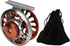 Fly Fishing Reel, 3/4 Weight, CNC Machined Aluminum Alloy Body, 1:1 Gear Ratio, 3 Bearings, Sealed Fishing Reel