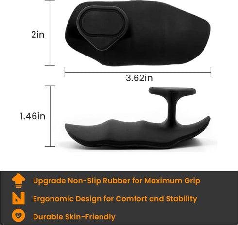 JOBCANU Workout Grips for Weight Lifting & WODs - Rubber Hand Callus Guard for Pull Ups, Gymnastics & Cross Training