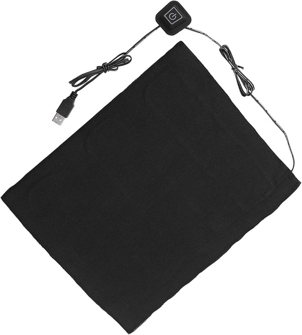 Oumefar USB Heater, DC 5V Waterproof Portable USB Electric Cloth Heater Pad, Adjustable Temperature Heating Element