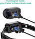 2-Pack Charger Replacement for Delupet Dog Training Collar, Magnetic Charging Cable for Yawpet Shock Collar