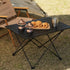 Backpacking 15.5''L 13.8''W 11.4''H SOUJOY Camping Side Table, Portable Folding Beach Table, Small Aluminum Picnic