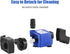 AQUANEAT Small Fountain Pump - 80 GPH Submersible Water Pump for Aquarium, Outdoor Fountain, Hydroponics