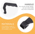 Zerodeko 10Pcs Portable Plastic Pet Cage Handles, Easy Install, Comfortable to Hold, Black