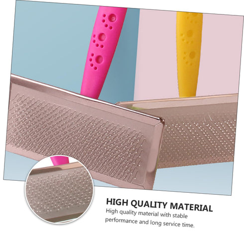 Mipcase 3pcs Pet Comb Hair Remover Tool, Dog Slicker Brush, Self Cleaning Grooming Combs for Pet Hair