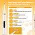 5 IPX6 Dog Tartar Remover for Teeth, Dental Tools to Remove Plaque and Tartar, Pet Teeth Cleaning Kit with LED Light