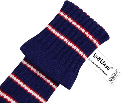 Scott Edward Knitted Golf Head Covers - 4PCS Handmade Set for Driver and Fairway Woods