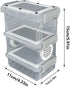 Genrico Flour Breeding Kit | Stable Multi-Layer Container with Breathable Filter, Silk Watching | for Reptiles
