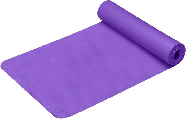 generic Thick Yoga Mat for Women, 1/5" Non-Slip Anti-Tear Extra Thick High Density