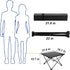 Godely Folding Camping Table,Outdoor Side Table,Carbon Steel Material,Collapsible Table Lightweight with Carry Bag