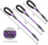 Short Dog Leash, 3 Sizes Nylon Short Traffic Leash with Padded Handle, Highly Reflective for Small Medium Large Dogs