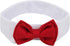 ZTON Handcrafted Adjustable Formal Pet Bowtie Collar Neck Tie for Dogs & Cats (L, Red)