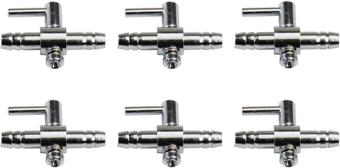 AQUANEAT Aquarium Control Valve, Metal Stainless Steel Gang Valve, Fish Tank Air Flow Distributor Splitter