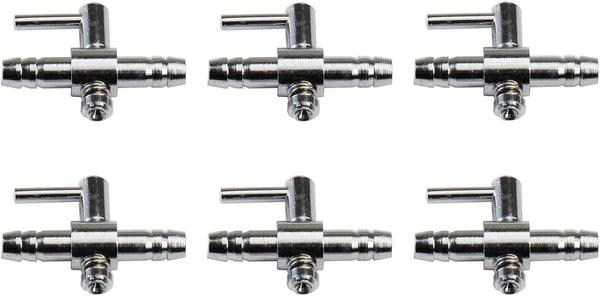 AQUANEAT Aquarium Control Valve, Metal Stainless Steel Gang Valve, Fish Tank Air Flow Distributor Splitter