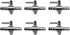 AQUANEAT Aquarium Control Valve, Metal Stainless Steel Gang Valve, Fish Tank Air Flow Distributor Splitter