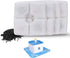 DEWEL 4 Packs Cat Fountain Filter - Flower Pet Fountain Replacement Filters with Activated Carbon