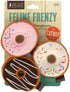 Set 3) P.L.A.Y. Cute Cat Toys - Feline Frenzy Dessert Food Themed Organic Catnip Filled Toy, Great for Adult Cats