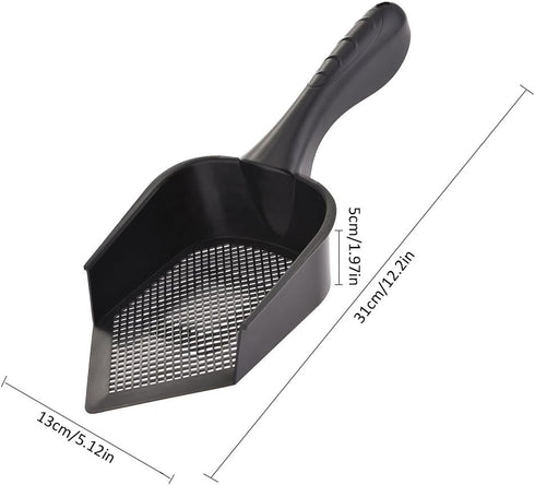 Cat Scooper Fine Sand Sifter Kitty Litter Scoop with Pointed End for Pet Reptile Terrarium