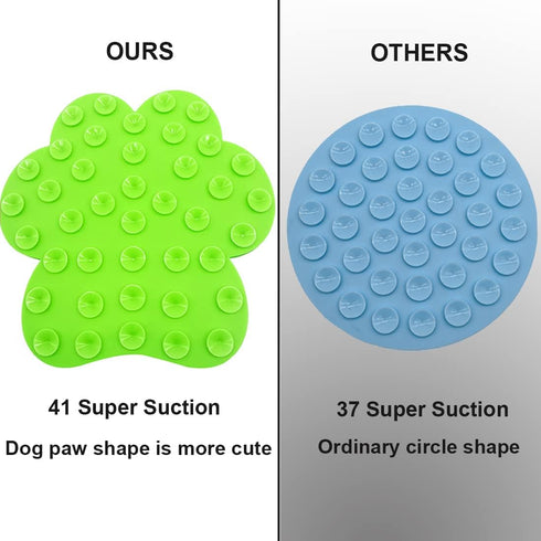 Dog Lick Pad - Washing Distraction Device, Slow Eating Mat for Pet Licking Peanut Butter, Grooming Training