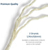 Cat Natural Sisal Rope for Scratching Post, Hemp Rope for Repairing or DIY Scratcher, White, 180FT