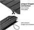 ROCK CLOUD Portable Camping Table - Ultralight Aluminum Folding Beach Table for Outdoor Picnic