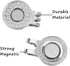 Golf Ball Markers with Metal Magnetic Hat Clips, 2Pcs Funny Golf Ball Marker Hat Clip, Golf Accessories for Men