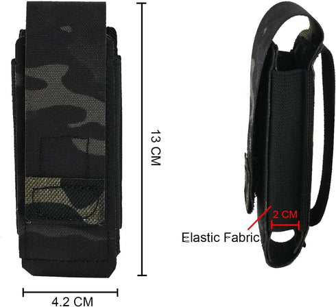 OC Spray Pouch MOLLE - Tactifans MK3 OC Spray Holder for Duty Belt, Tactical Accessories