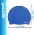 Sporti Silicone Swim Cap for Kids, Unisex Youth Bathing Caps for Children Aged 2-10