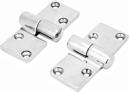 Pair of Take-Apart Hinge, Marine Grade Stainless Steel 316 Hinge for Boat Deck Accessories with Fasteners