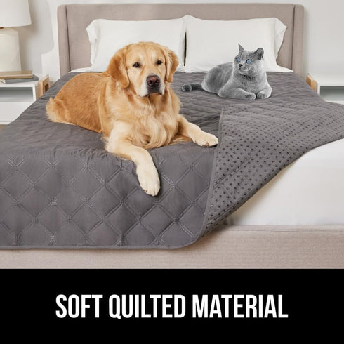Gorilla Grip 100% Waterproof Dog Blanket, 82x102, Tear and Slip Resistant, Leakproof Couch Cushion Protector for Indoor