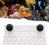 Zerodis Fish Acrylic Coral Bracket Base, Transparent Bracket Holder with 23 Holes for Aquarium Frag Plugs Rack
