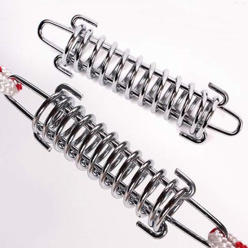 LIOOBO 5Pcs Camping Tent Spring Buckle Set, Premium Tensioner for Tarps and Tents