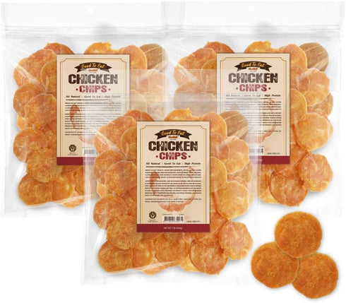 Gootoe Dog Treats, Chicken Jerky for Dogs - Dog Training Treats; High-Protein,