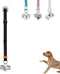 SVD.PET Puppy Bell Doorbell, Dog Bell for Potty Training, Adjustable Length and Height, Black